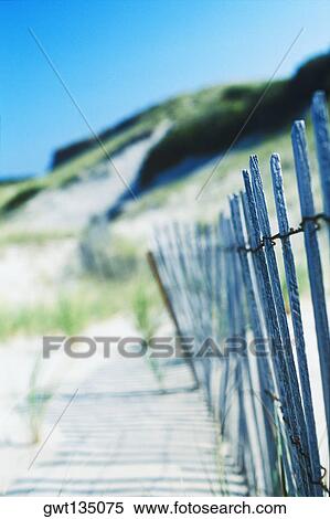 Stock Photography - Close-up of a wooden fence. Fotosearch