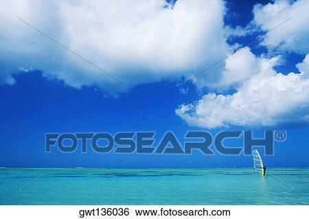 Cloudy sky over the sea, Caribbean View Large Photo Image Stock Photograph - Cloudy sky over the sea, Caribbean. Fotosearch