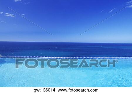 Panoramic view of the sea, Caribbean View Large Photo Image Picture - Panoramic view of the sea, Caribbean. Fotosearch