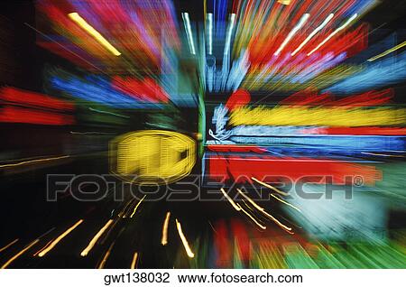 Stock Image - Close-up of neon sign, Hong Kong, China. Fotosearch