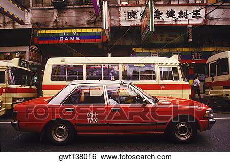 Traffic on the road, Hong Kong, China View Large Photo Image Stock Photograph - Traffic on the road, Hong Kong, China. Fotosearch