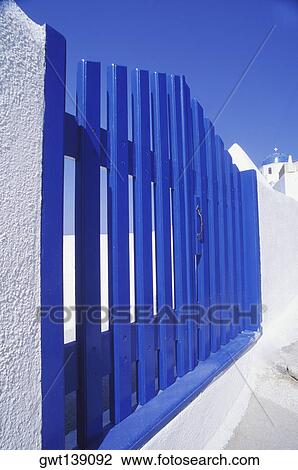 Close-up of the gate of a house View Large Photo Image Stock Image - Close-up of the gate of a house. Fotosearch