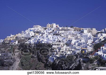 Stock Photograph - High angle view of buildings in a city. Fotosearch