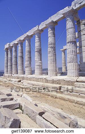 Old ruin colonnades, Parthenon, Athens, Greece View Large Photo Image Stock Photo - Old ruin colonnades, Parthenon, Athens, Greece. Fotosearch