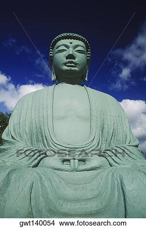 Low angle view of a statue of Buddha, Hawaii, USA View Large Photo Image Picture - Low angle view of a statue of Buddha, Hawaii, USA. Fotosearch