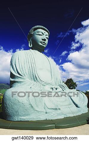 Low angle view of a statue of Buddha, Hawaii, USA View Large Photo Image Stock Photo - Low angle view of a statue of Buddha, Hawaii, USA. Fotosearch