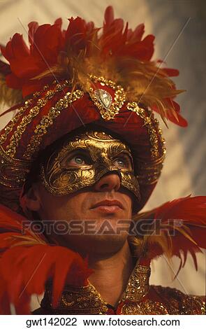 Close-up of a young man wearing a costume, Venice, Veneto, Italy View Large Photo Image Stock Image - Close-up of a young man wearing a costume, Venice, Veneto, Italy. Fotosearch