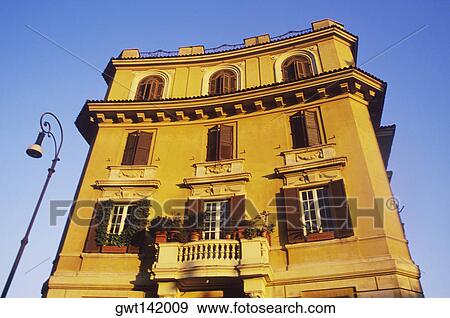 Low angle view of a building, Italy View Large Photo Image Stock Photo - Low angle view of a building, Italy. Fotosearch