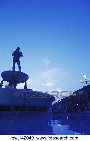 Stock Photo - Low angle view of a statue, Italy. Fotosearch