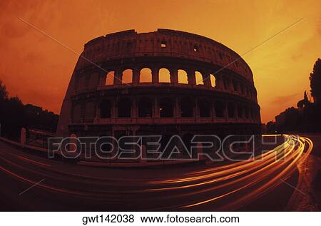 Low angle view of an amphitheater, Rome, Italy View Large Photo Image Stock Photo - Low angle view of an amphitheater, Rome, Italy. Fotosearch