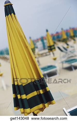 Close-up of a beach umbrella, Italy View Large Photo Image Stock Photo - Close-up of a beach umbrella, Italy. Fotosearch