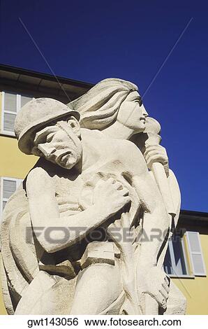 Close-up of a statue in front of a building, Italy View Large Photo Image Stock Photograph - Close-up of a statue in front of a building, Italy. Fotosearch