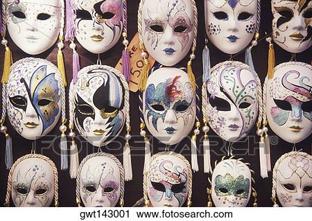 Close-up of masquerade masks, Venice, Veneto, Italy View Large Photo Image Stock Image - Close-up of masquerade masks, Venice, Veneto, Italy. Fotosearch