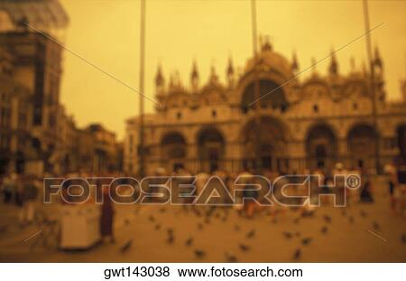Group of people in front of a cathedral, St. Mark's Cathedral, Venice, Veneto, Italy View Large Photo Image Stock Photo - Group of people in front of a cathedral, St. Mark's Cathedral, Venice, Veneto, Italy. Fotosearch