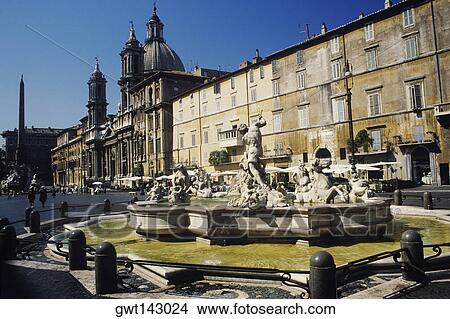 Statue in front of a building, Italy View Large Photo Image Picture - Statue in front of a building, Italy. Fotosearch