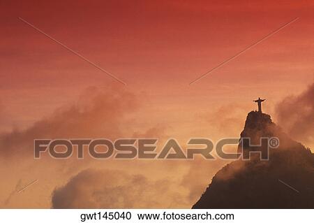 Low angle view of a statue, Christ the Redeemer statue, Rio De Janeiro, Brazil View Large Photo Image Stock Image - Low angle view of a statue, Christ the Redeemer statue, Rio De Janeiro, Brazil. Fotosearch