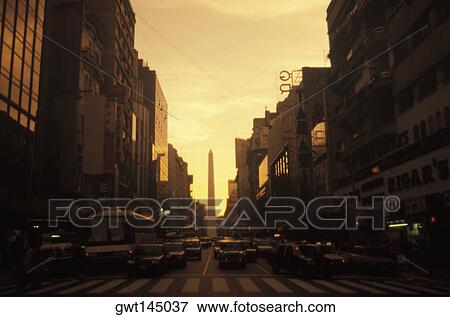 Traffic on the street View Large Photo Image Stock Photo - Traffic on the street. Fotosearch