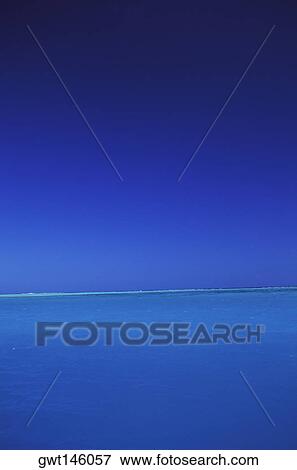 Stock Photo - Panoramic view of the sea, Hawaii, USA. Fotosearch