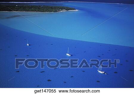 Aerial view of boats in the ocean, Hawaii, USA View Large Photo Image Stock Photography - Aerial view of boats in the ocean, Hawaii, USA. Fotosearch