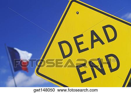 Close-up of a dead end sign, Texas, USA View Large Photo Image Stock Image - Close-up of a dead end sign, Texas, USA. Fotosearch