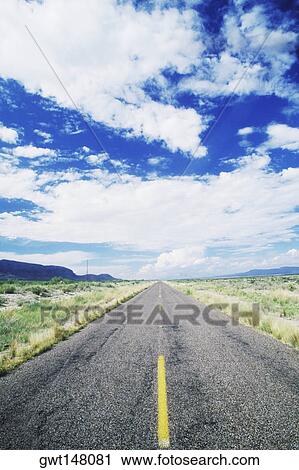 Road passing through a landscape, Texas, USA View Large Photo Image Stock Image - Road passing through a landscape, Texas, USA. Fotosearch