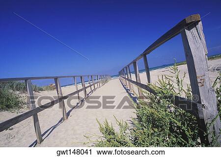 Wooden fence on the beach, Texas, USA View Large Photo Image Stock Image - Wooden fence on the beach, Texas, USA. Fotosearch