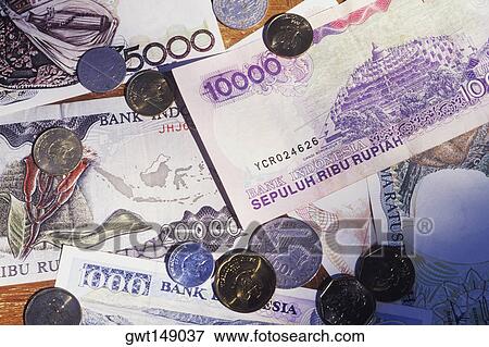 Close-up of Euro cent coins on Euro banknotes View Large Photo Image Stock Photo - Close-up of Euro cent coins on Euro banknotes. Fotosearch