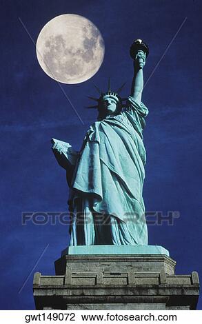 Low angle view of a statue, Statue Of Liberty, New York City, New York State, USA View Large Photo Image Stock Image - Low angle view of a statue, Statue Of Liberty, New York City, New York State, USA. Fotosearch