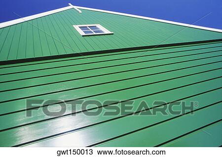 Low angle view of a house View Large Photo Image Stock Image - Low angle view of a house. Fotosearch