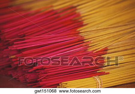 Close-up of incense sticks View Large Photo Image Stock Photo - Close-up of incense sticks. Fotosearch