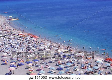 High angle view of the beach View Large Photo Image Stock Image - High angle view of the beach. Fotosearch