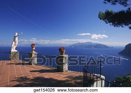 Statue of Augustus Ceasar on a terrace, Naples, Capri, Campania, Italy View Large Photo Image Stock Photograph - Statue of Augustus Ceasar on a terrace, Naples, Capri, Campania, Italy. Fotosearch