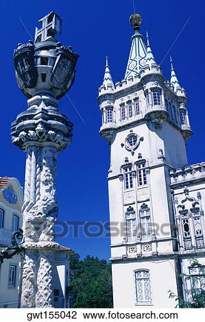 Low angle view of a palace, Sintra, Estremadura, Portugal View Large Photo Image Stock Image - Low angle view of a palace, Sintra, Estremadura, Portugal. Fotosearch