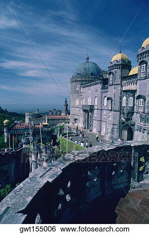 Palace in a city, Palacio de Pina, Sintra, Estremadura, Portugal View Large Photo Image Stock Photograph - Palace in a city, Palacio de Pina, Sintra, Estremadura, Portugal. Fotosearch