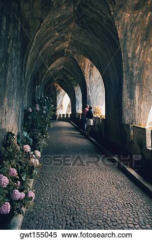 Side profile of two tourists standing in a corridor, Palacio de Pina, Sintra, Estremadura, Portugal View Large Photo Image Stock Photography - Side profile of two tourists standing in a corridor, Palacio de Pina, Sintra, Estremadura, Portugal. Fotosearch