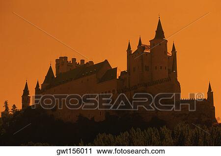 Low angle view of a castle, Alcazar, Segovia, Spain View Large Photo Image Stock Image - Low angle view of a castle, Alcazar, Segovia, Spain. Fotosearch
