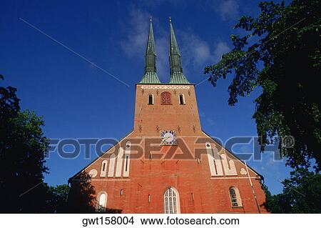 Low angle view of a church, Vaxjo, Sweden View Large Photo Image Picture - Low angle view of a church, Vaxjo, Sweden. Fotosearch