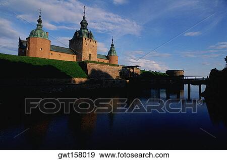 River along a castle, Kalmar Castle, Smaland, Sweden View Large Photo Image Stock Photo - River along a castle, Kalmar Castle, Smaland, Sweden. Fotosearch