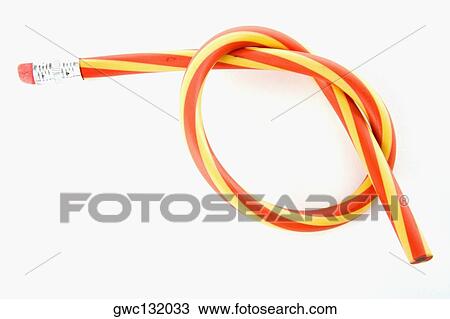 Close-up of a knotted pencil View Large Photo Image Stock Image - Close-up of a knotted pencil. Fotosearch