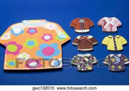 Stock Photography - Close-up of children's wear cutouts. Fotosearch