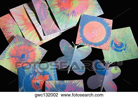 Close-up of various paper made objects View Large Photo Image Stock Image - Close-up of various paper made objects. Fotosearch
