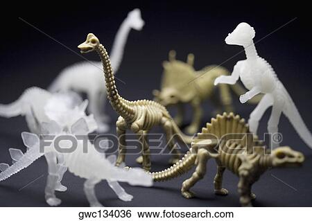 Close-up of models of dinosaurs View Large Photo Image Stock Photograph - Close-up of models of dinosaurs. Fotosearch