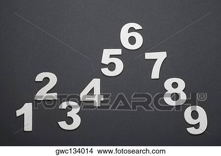 Close-up of numbers in a zig-zag pattern View Large Photo Image Picture - Close-up of numbers in a zig-zag pattern. Fotosearch
