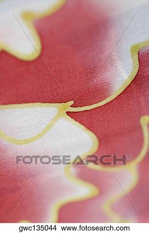 Close-up of a floral pattern on fabric View Large Photo Image Picture - Close-up of a floral pattern on fabric. Fotosearch