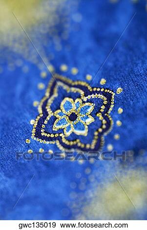 Close-up of a floral pattern View Large Photo Image Stock Photo - Close-up of a floral pattern. Fotosearch