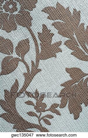 Stock Photo - Close-up of a floral pattern. Fotosearch