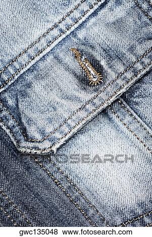 Close-up of a pocket on a pair of jeans View Large Photo Image Stock Photo - Close-up of a pocket on a pair of jeans. Fotosearch