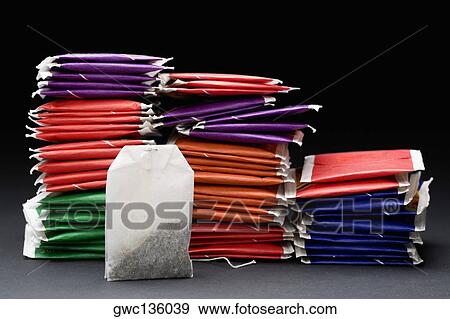 Close-up of the stack of teabags View Large Photo Image Stock Photo - Close-up of the stack of teabags. Fotosearch