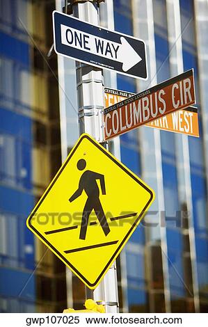 Close-up of information boards on a pole, Manhattan, New York City, New York State, USA View Large Photo Image Stock Photography - Close-up of information boards on a pole, Manhattan, New York City, New York State, USA. Fotosearch