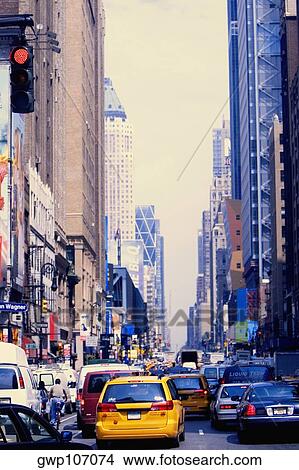 Traffic jam on the road, New York City, New York State, USA View Large Photo Image Picture - Traffic jam on the road, New York City, New York State, USA. Fotosearch